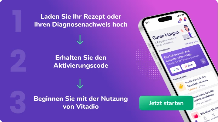 Vitadio - Diabetes App, die bei der Behandlung von Typ 2 hilft